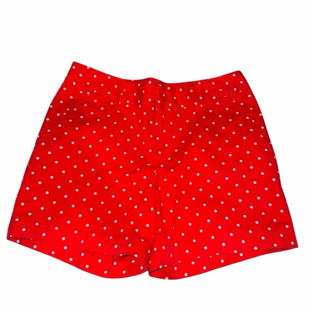 Le Tigre red shorts with polka dots- size 6